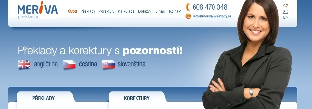 Překladatelská agentura MERIVA TRANSLATIONS s.r.o. Praha 2