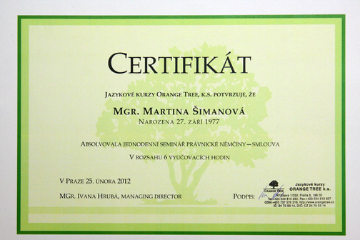 Kurz právní němčiny